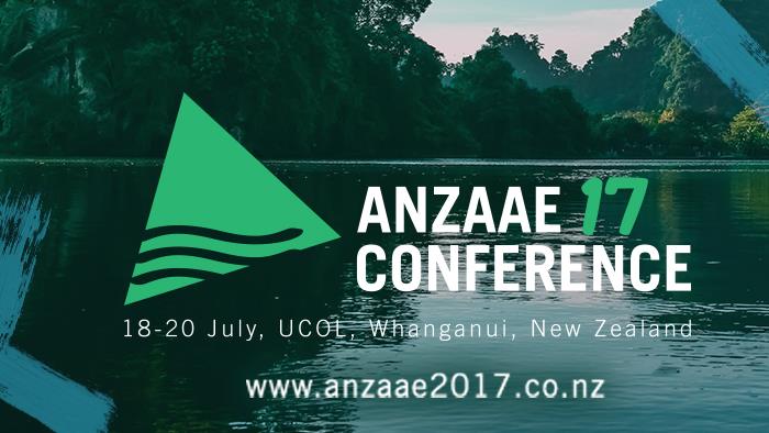 A graphic banner for the ANZAAE Conference 2017