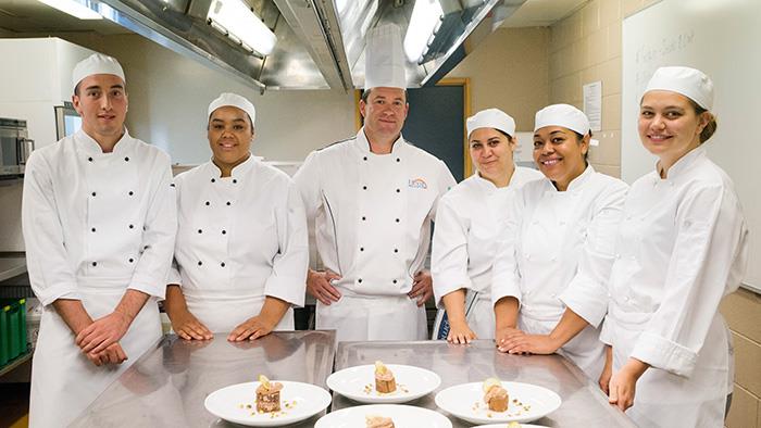 Team of chefs at UCOL Palmerston North