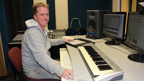 UCOL lecturer Graham Johnston with new Ableton gear