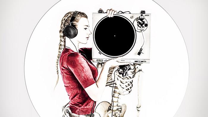 A creative portrait of a girl holding a radio by UCOL photography lecturer Ian Rotherham 