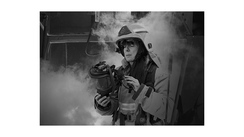 Fire fighter - first year creative student Emily Smith