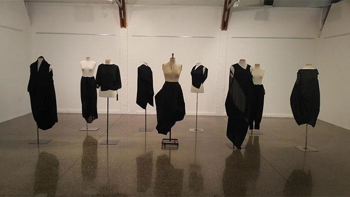 Sustainable garments exhibit