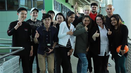 A group of English language students at UCOL