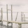 One of Racheal Young's winning images, a wharf with pastel hues