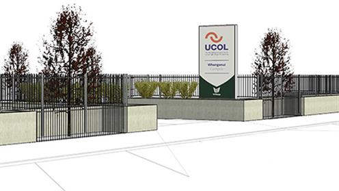UCOL Whanganui entrance concept