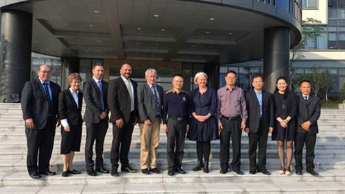 UCOL delegation in Dongguan China