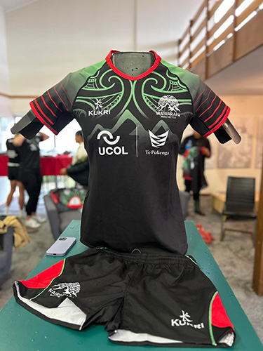 The Wairarapa Wāhine Toa rugby uniform