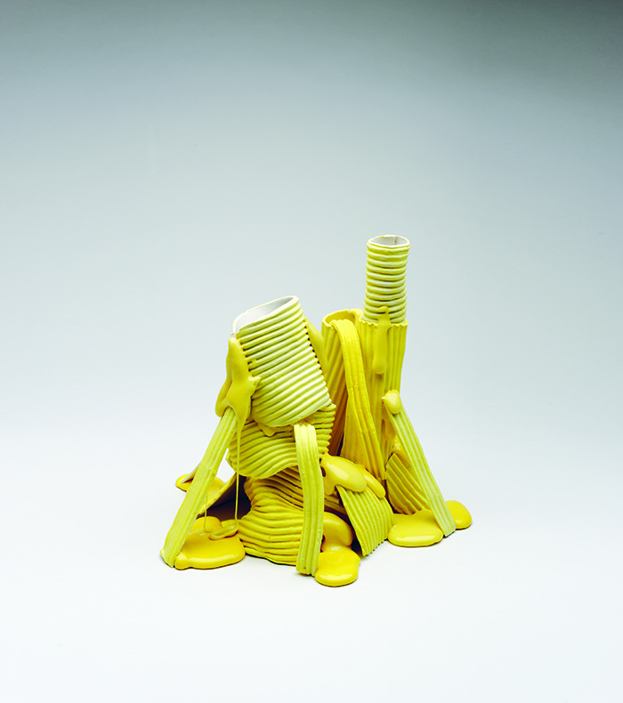 Andrea du Chatenier's Yellow Stack sculpture