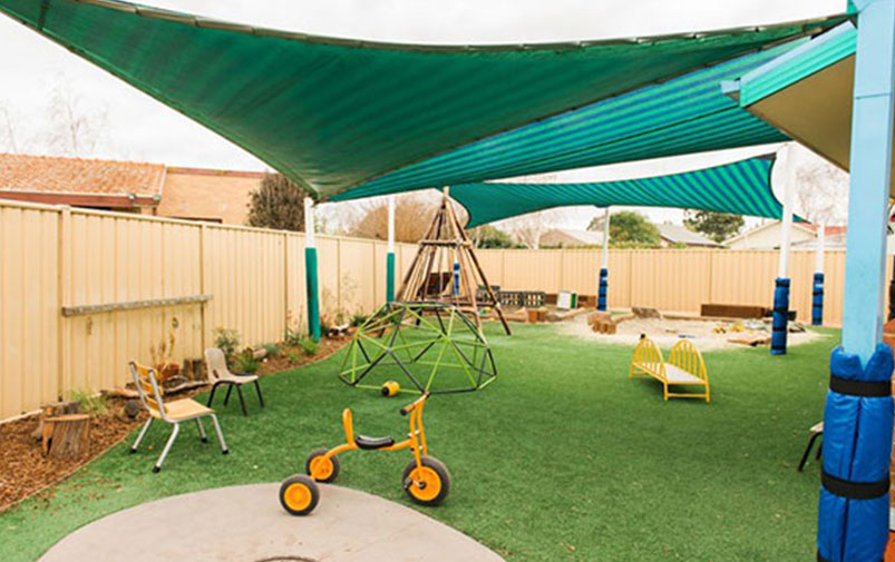 Active Explorers childcare outdoor area