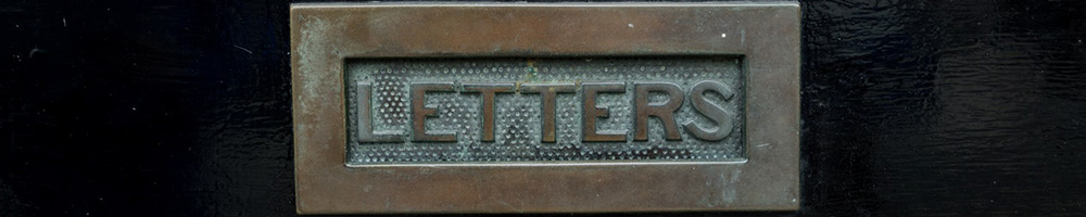 A photograph of a letter box