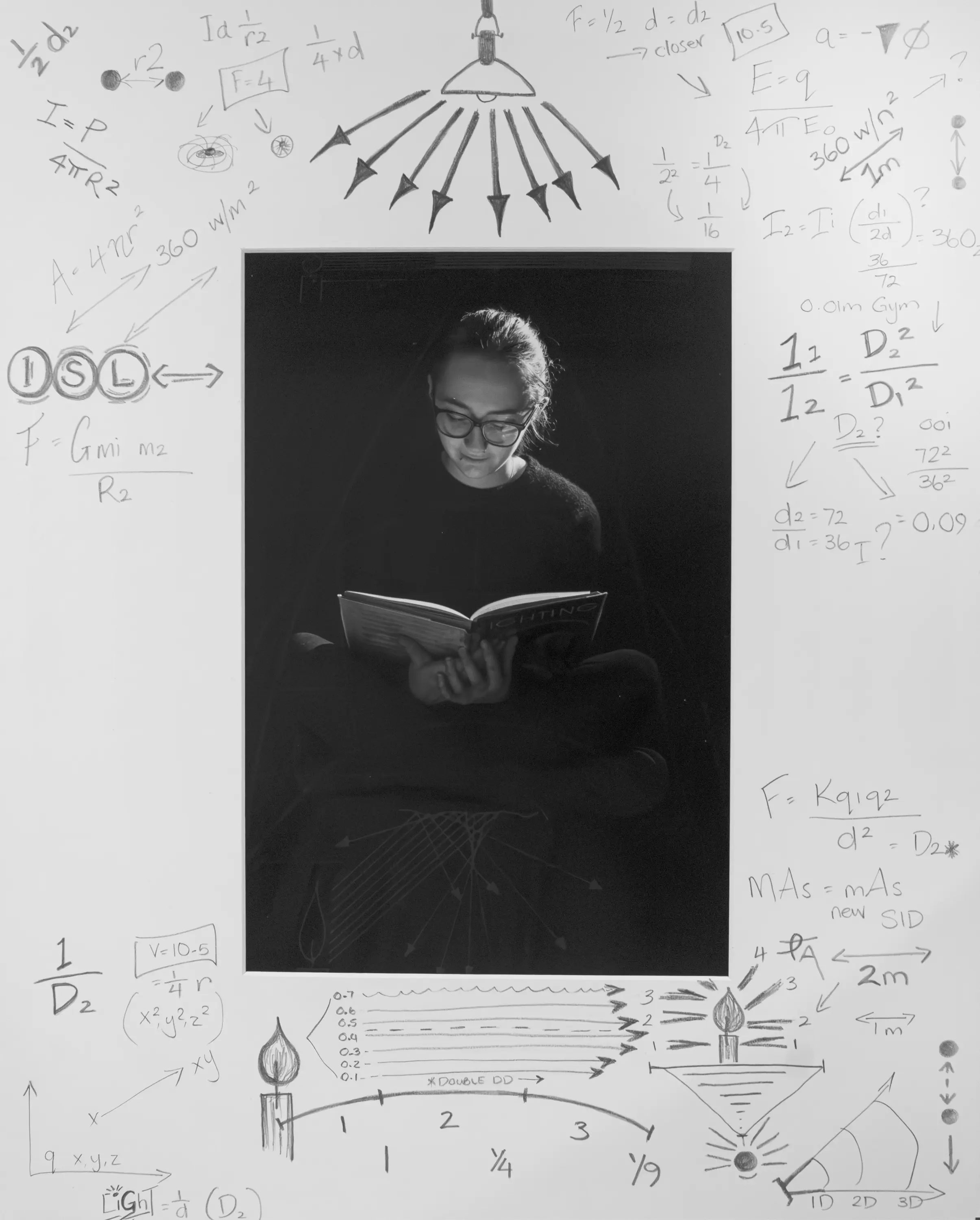 a woman reading a book