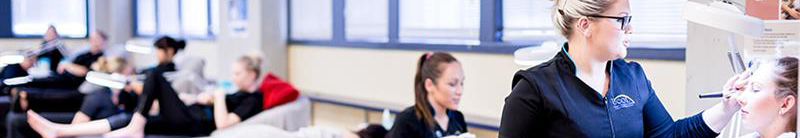Students working in the UCOL Te Pūkenga Hair & Beauty Workshop
