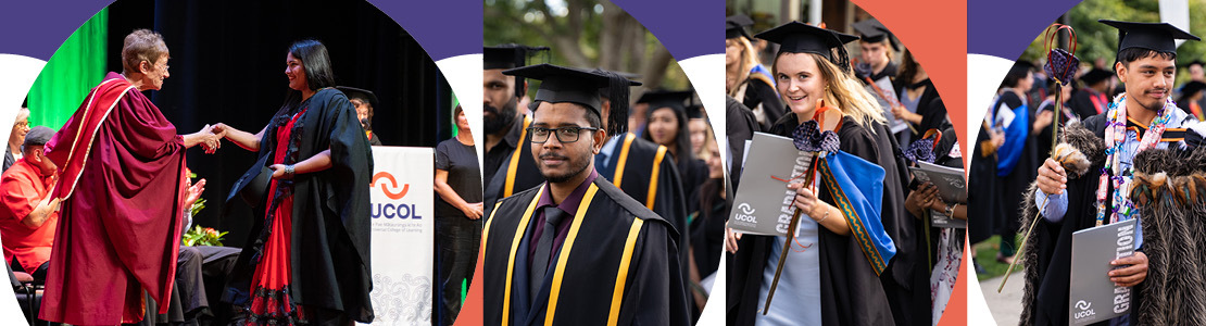 Students attending the graduation ceremony