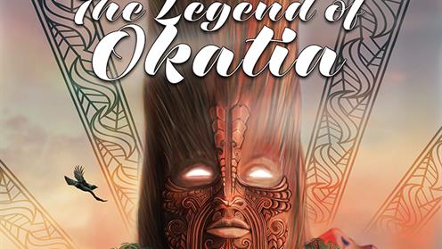 The Legend of Okatia illustration. The Legend of Okatia illustration.